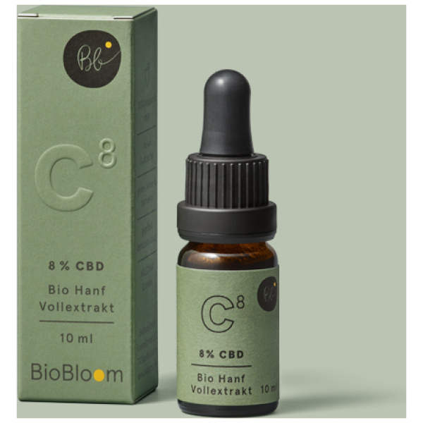 BioBloom - 8 % Bio CBD Öl - 10ml