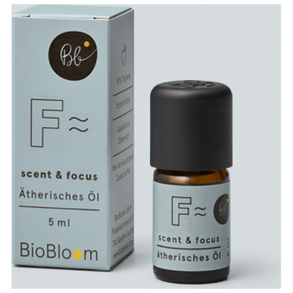 BioBloom - Bio Aromatherapie mit Hanfterpenen -  scent & focus 5ml