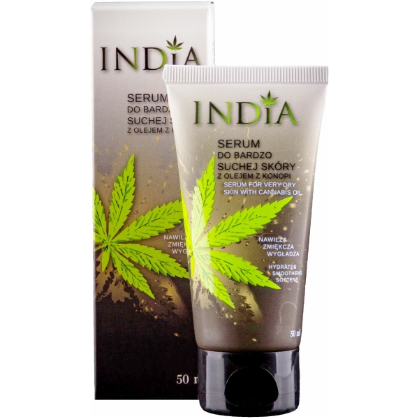 Serum für sehr trockene Haut mit Hanf-Öl von India Cosmetics - India Cosmetics and Food - CBD-1