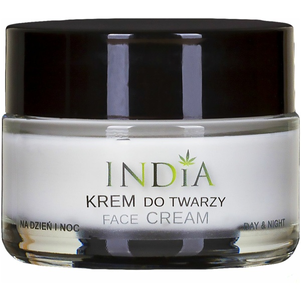 Gesichts-Creme mit Hanf-Öl von India Cosmetics - India Cosmetics and Food - CBD-1