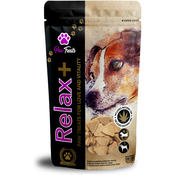 Relax+ CBD-Snacks für Hunde - Paw Treats - CBD-1