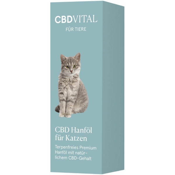 CBDVITAL CBD Hanföl für Katzen - 10ml - Vitrasan CBD-Vital - CBD-1