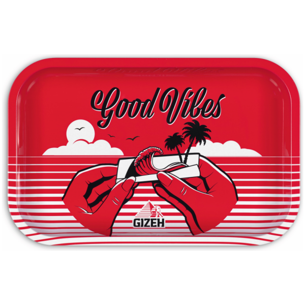 GIZEH Rolling Tray "Good Vibes" {M