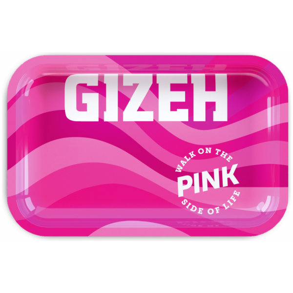 GIZEH Rolling Tray "ALL PINK" {M