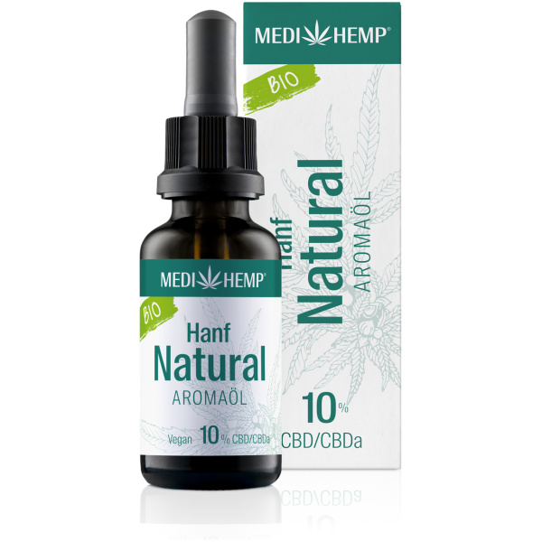 MediHemp Bio Hanf 'Natural' 10% / 3.000mg (30ml) CBD-Aromaöl - MediHemp - CBD-1
