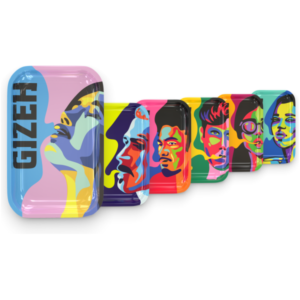 GIZEH Rolling Tray "Faces" {M