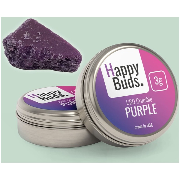 Purple Crumble 3g von HappyBuds