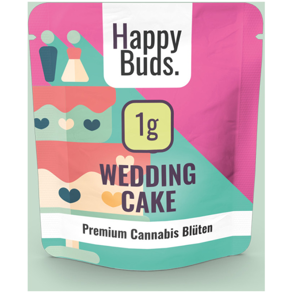 Wedding Cake 1g von HappyBuds