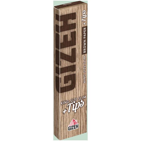 GIZEH Brown King Size Papers & Tips von HappyBuds